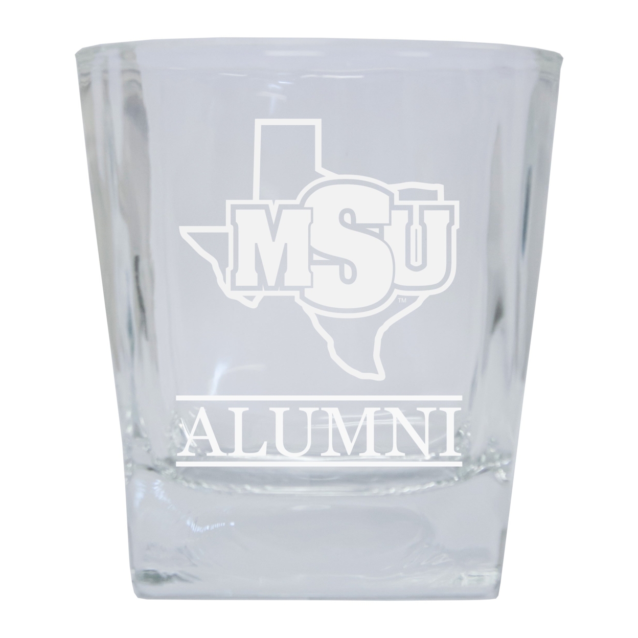 Midwestern State University Mustangs Etched Alumni 5 Oz Shooter Glass Tumbler 2-Pack