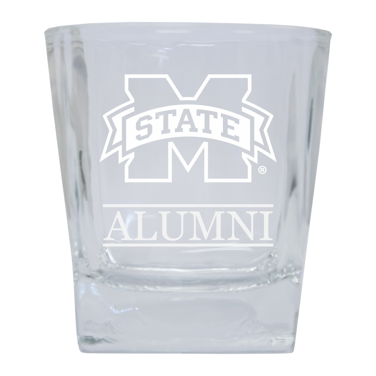 Mississippi State Bulldogs 8 Oz Etched Alumni Glass Tumbler 2-Pack