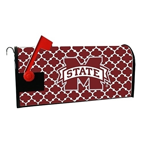 Mississippi State Bulldogs Mailbox Cover-Mississippi State University Magnetic Mail Box Cover-Moroccan Design