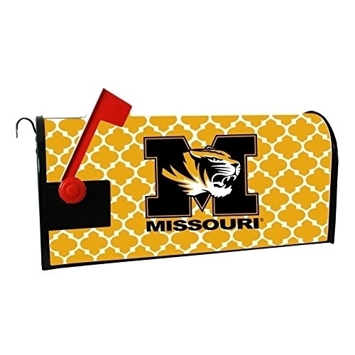 Missouri Tigers Mailbox Cover-University Of Missouri Magnetic Mail Box Cover-Moroccan Design
