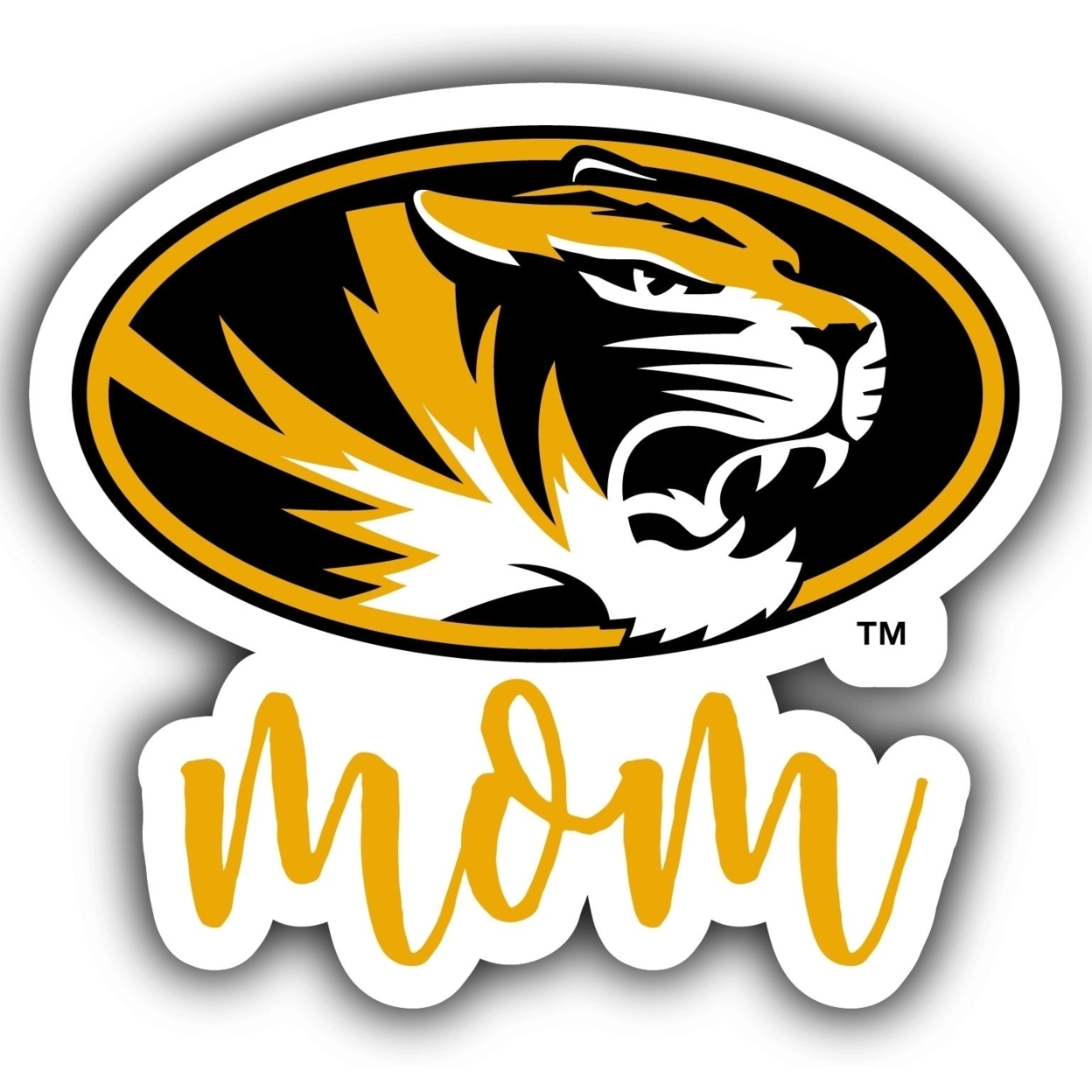 Missouri Tigers Proud Mom 4-Inch Die Cut Decal