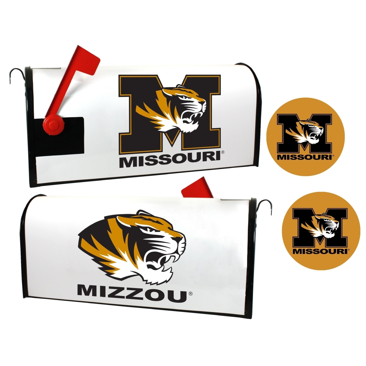 Missouri Tigers Magnetic Mailbox Cover & Sticker Set