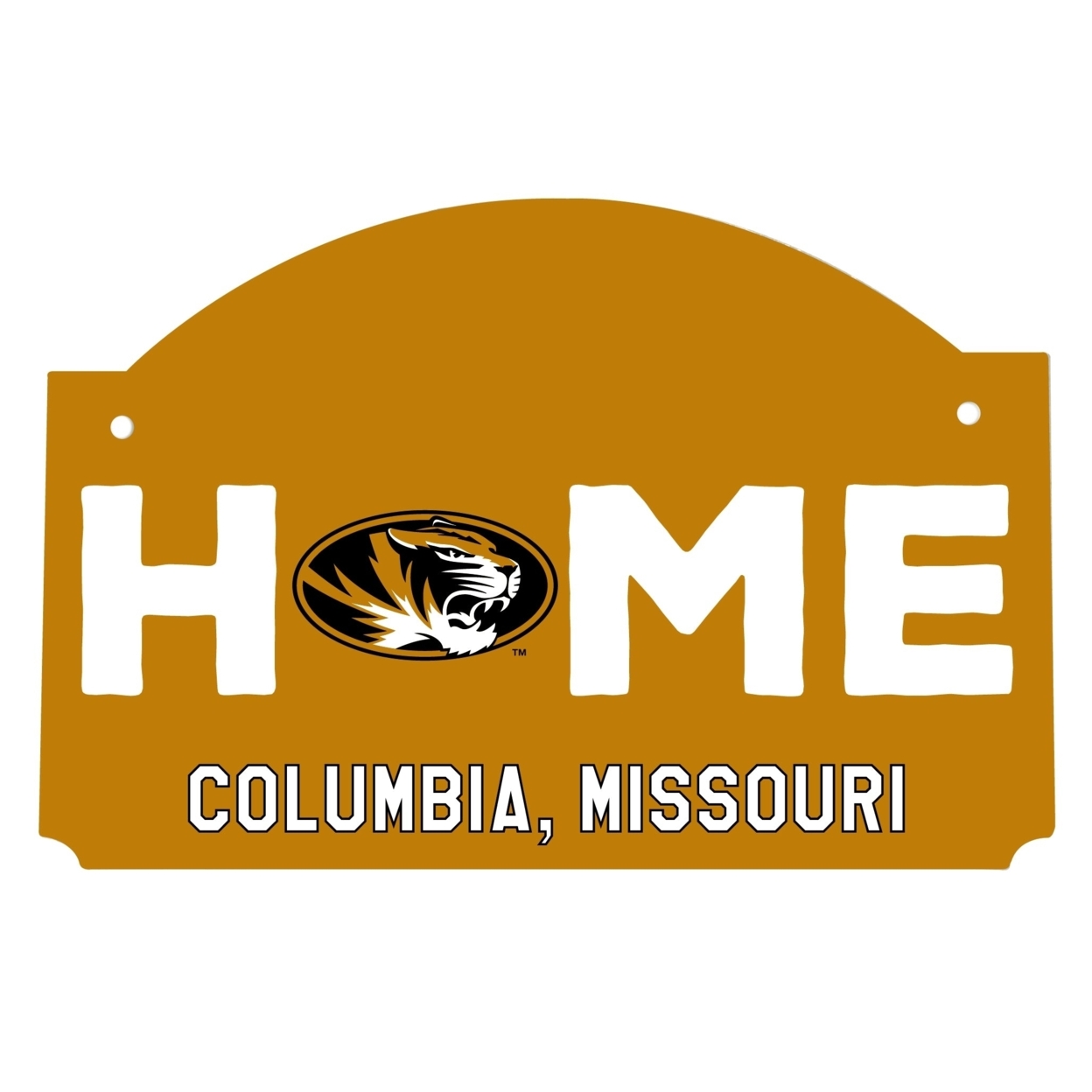 Missouri Tigers Wood Sign With String