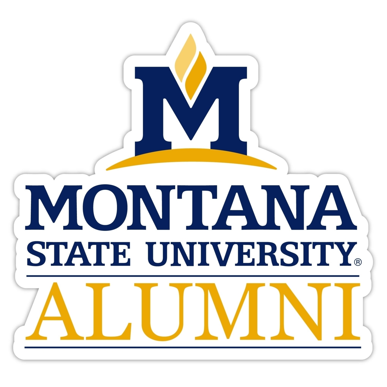 Montana State Bobcats Alumni 4 Sticker