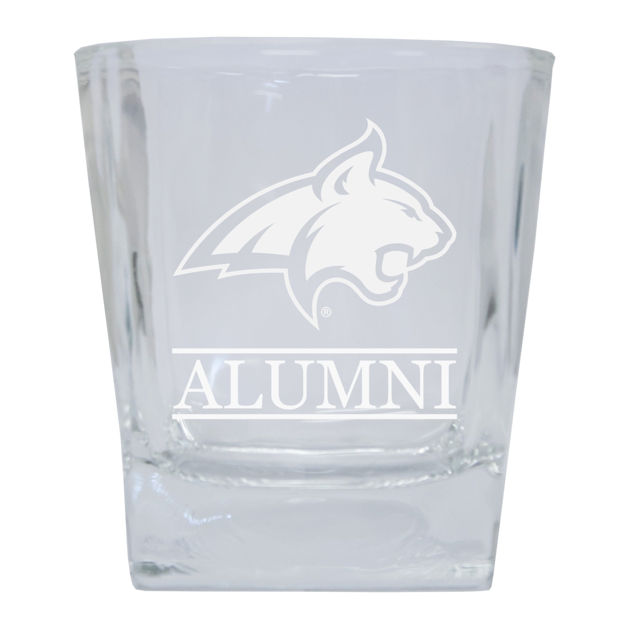 Montana State Bobcats 8 Oz Etched Alumni Glass Tumbler 2-Pack