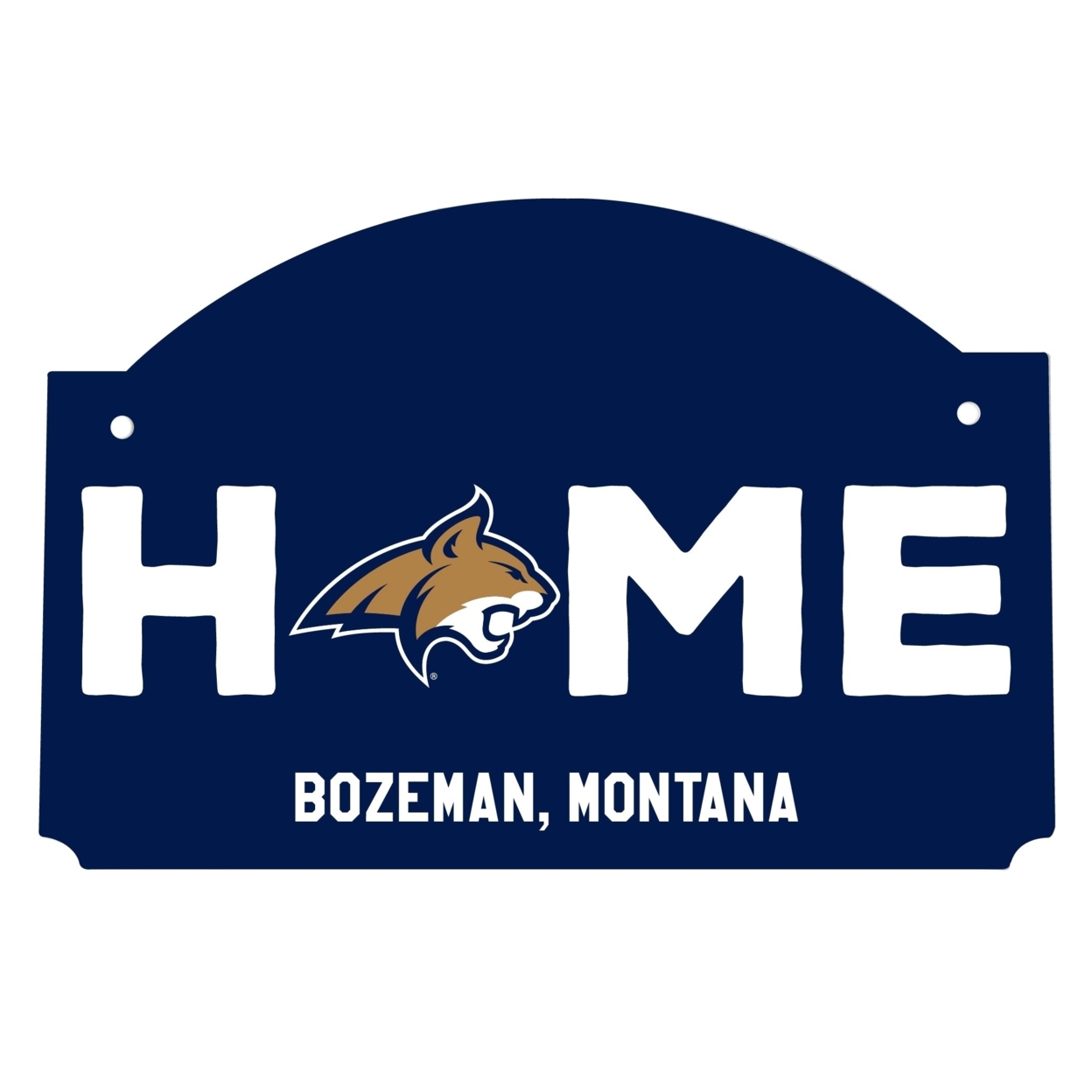 Montana State Bobcats Wood Sign With String
