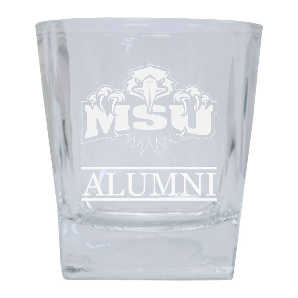 Morehead State University 8 Oz Etched Alumni Glass Tumbler 2-Pack