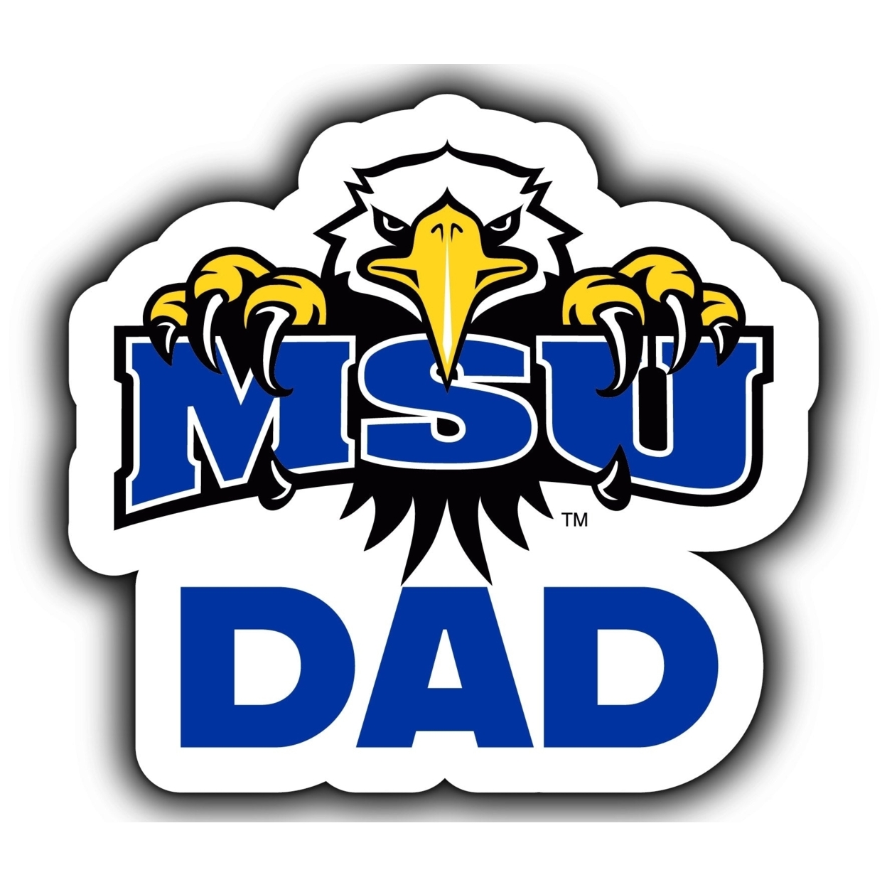 Morehead State University 4-Inch Proud Dad Die Cut Decal