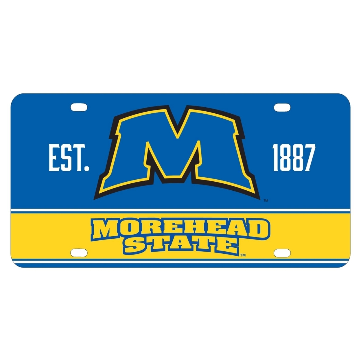Morehead State University Metal License Plate