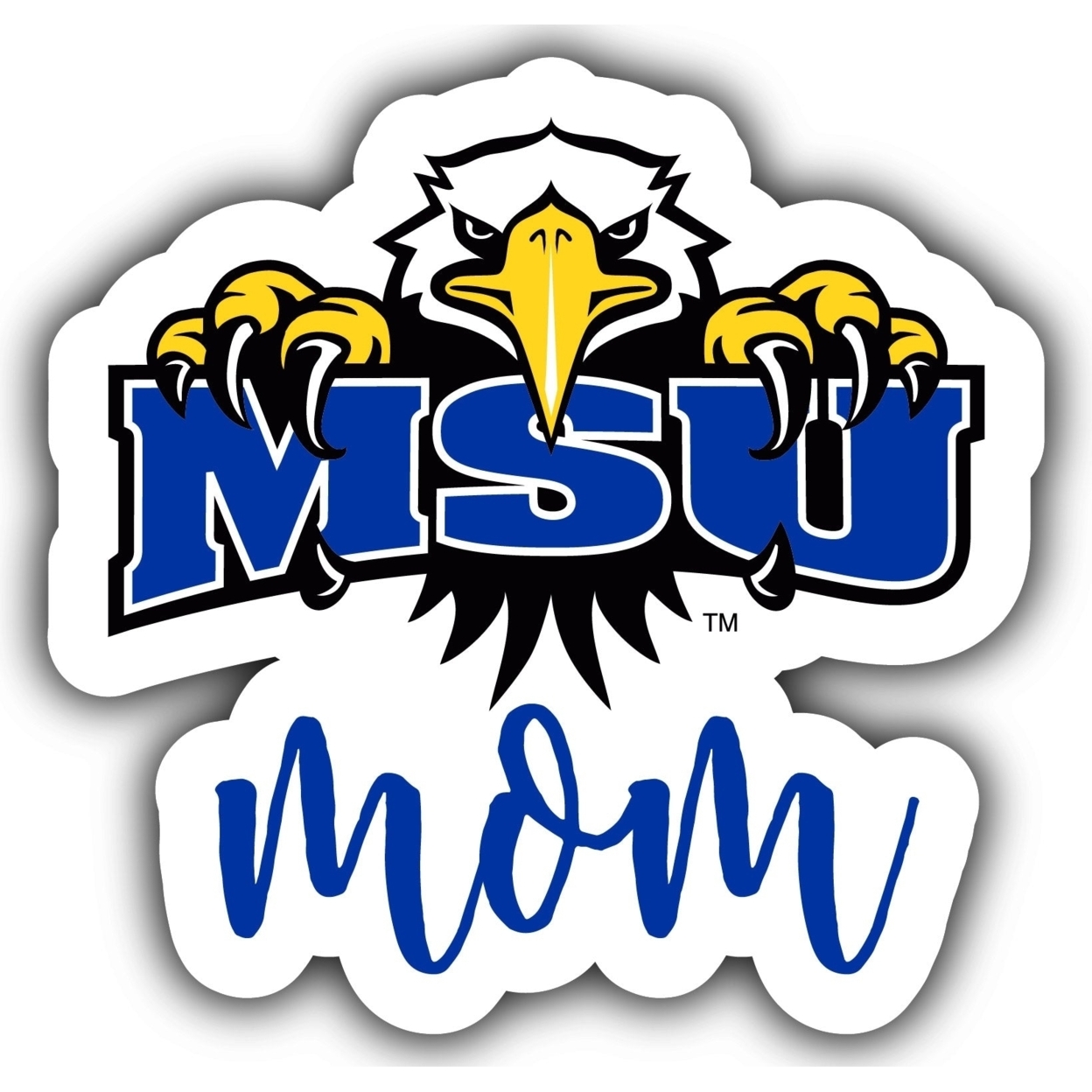 Morehead State University Proud Mom 4-Inch Die Cut Decal