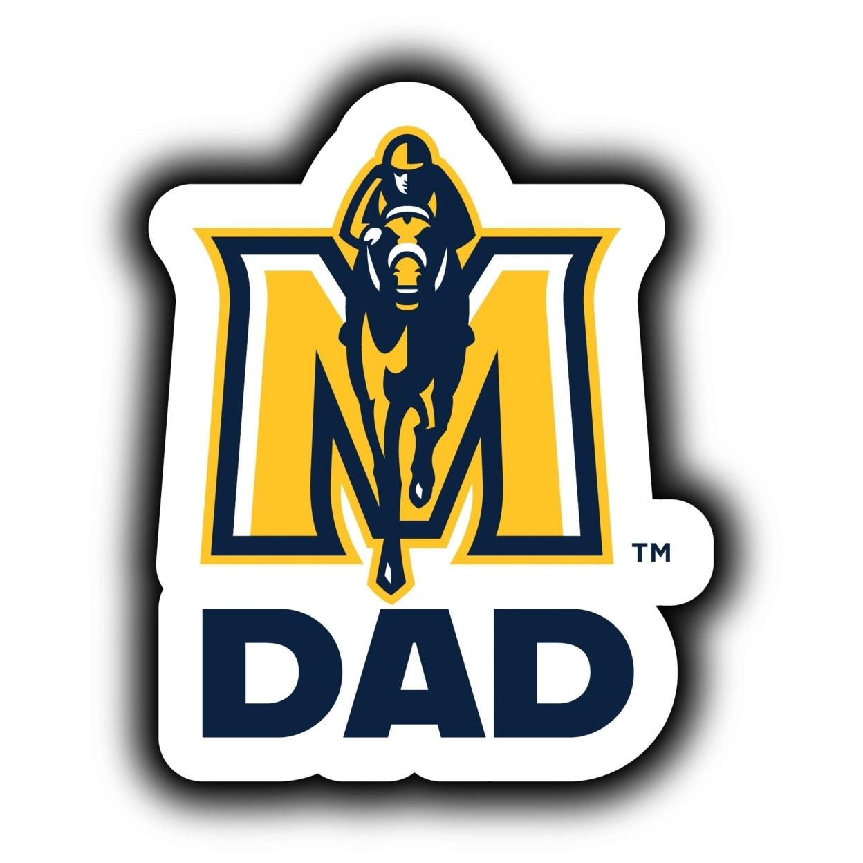 Murray State University 4-Inch Proud Dad Die Cut Decal