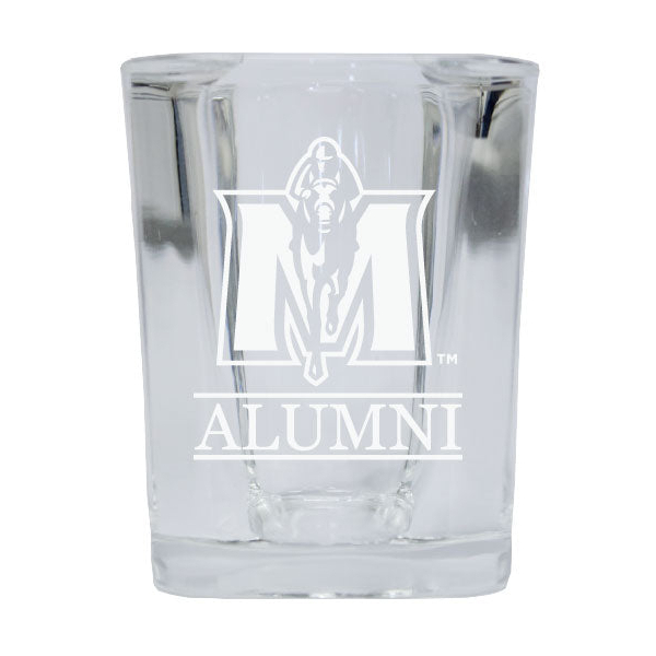 Murray State University Alumni Etched Square Shot Glass