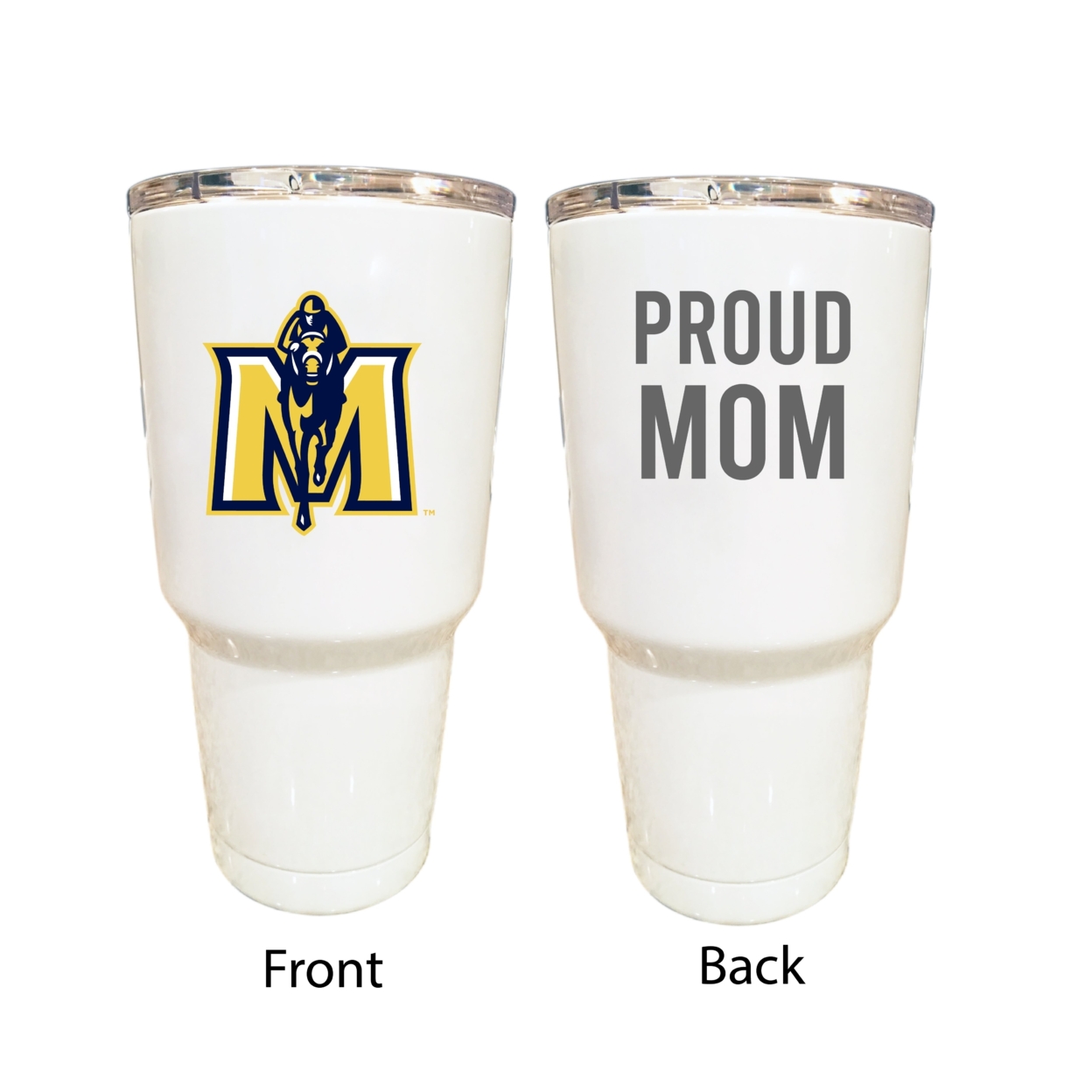 Murray State University Proud Mom 24 Oz Insulated Stainless Steel Tumblers Choose Your Color.