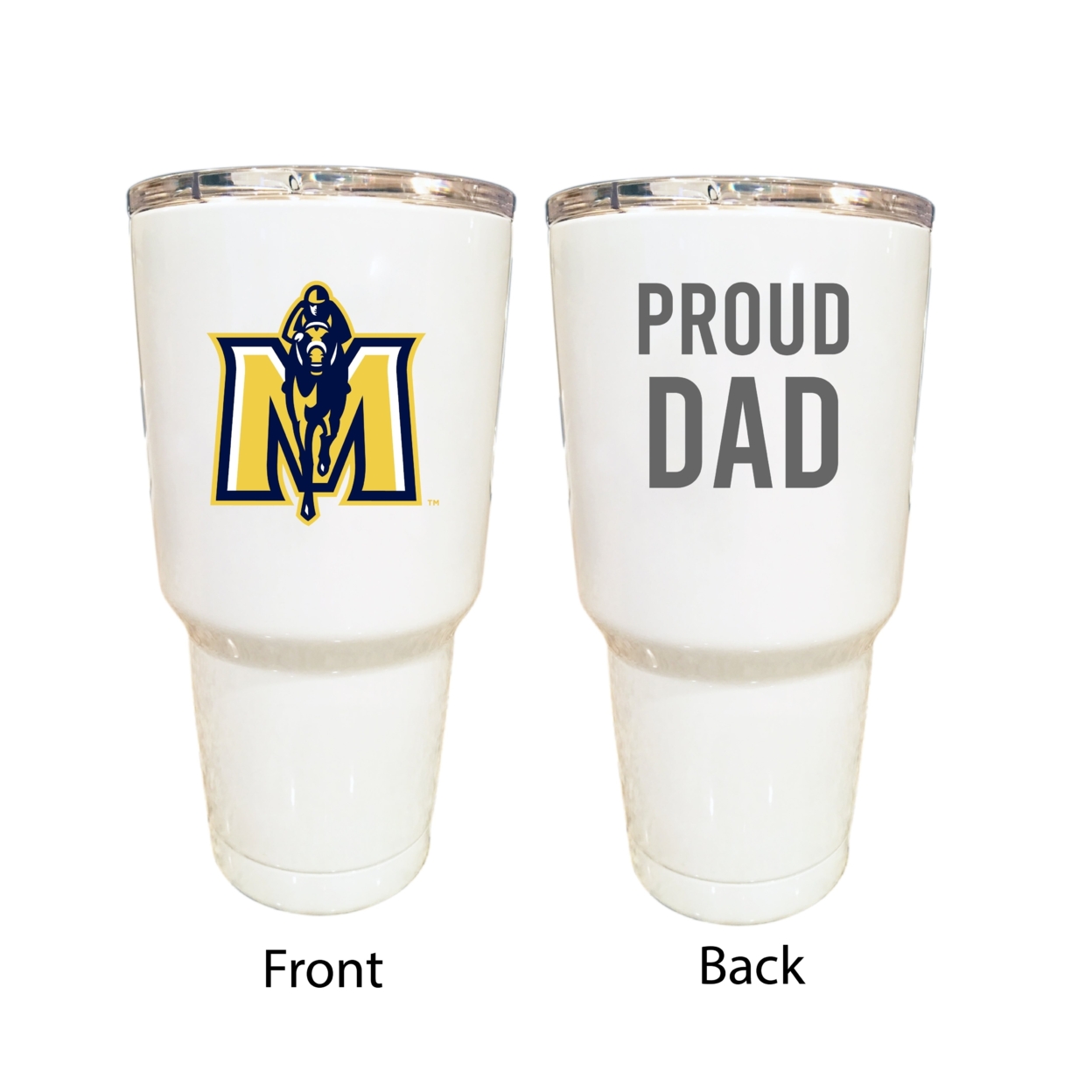 Murray State University Proud Dad 24 Oz Insulated Stainless Steel Tumblers Choose Your Color.