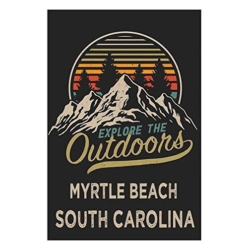 Myrtle Beach South Carolina Souvenir 2x3-Inch Fridge Magnet Explore The Outdoors