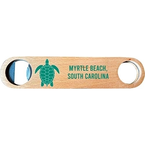 Myrtle Beach, South Carolina, Wooden Bottle Opener Turtle Design