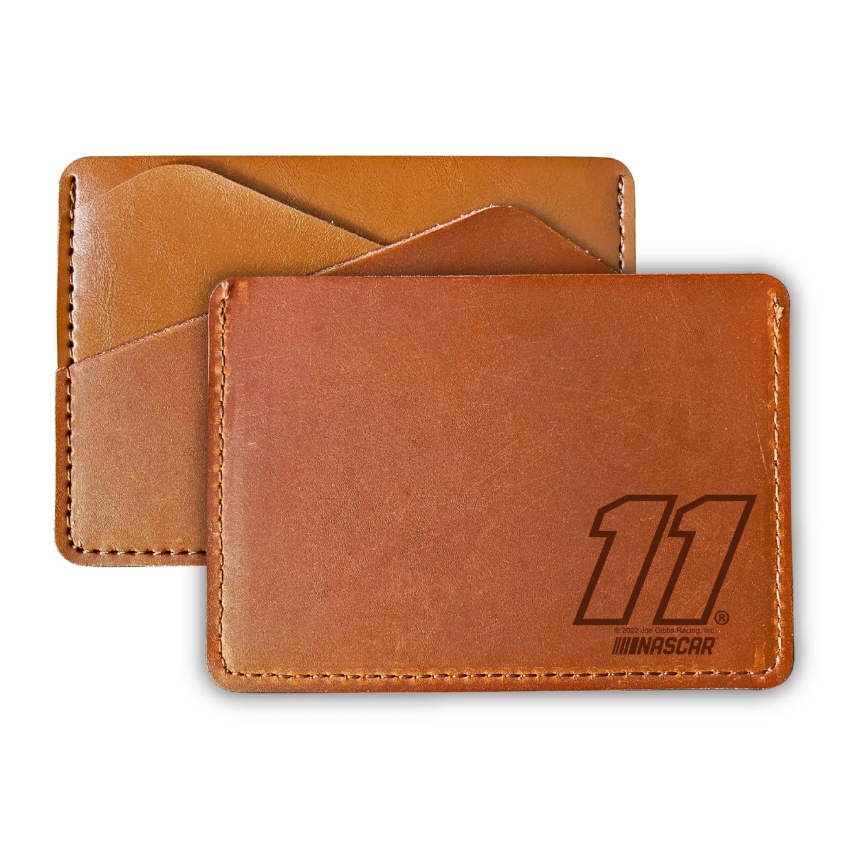 Nascar #11 Denny Hamlin Leather Wallet Card Holder New For 2022