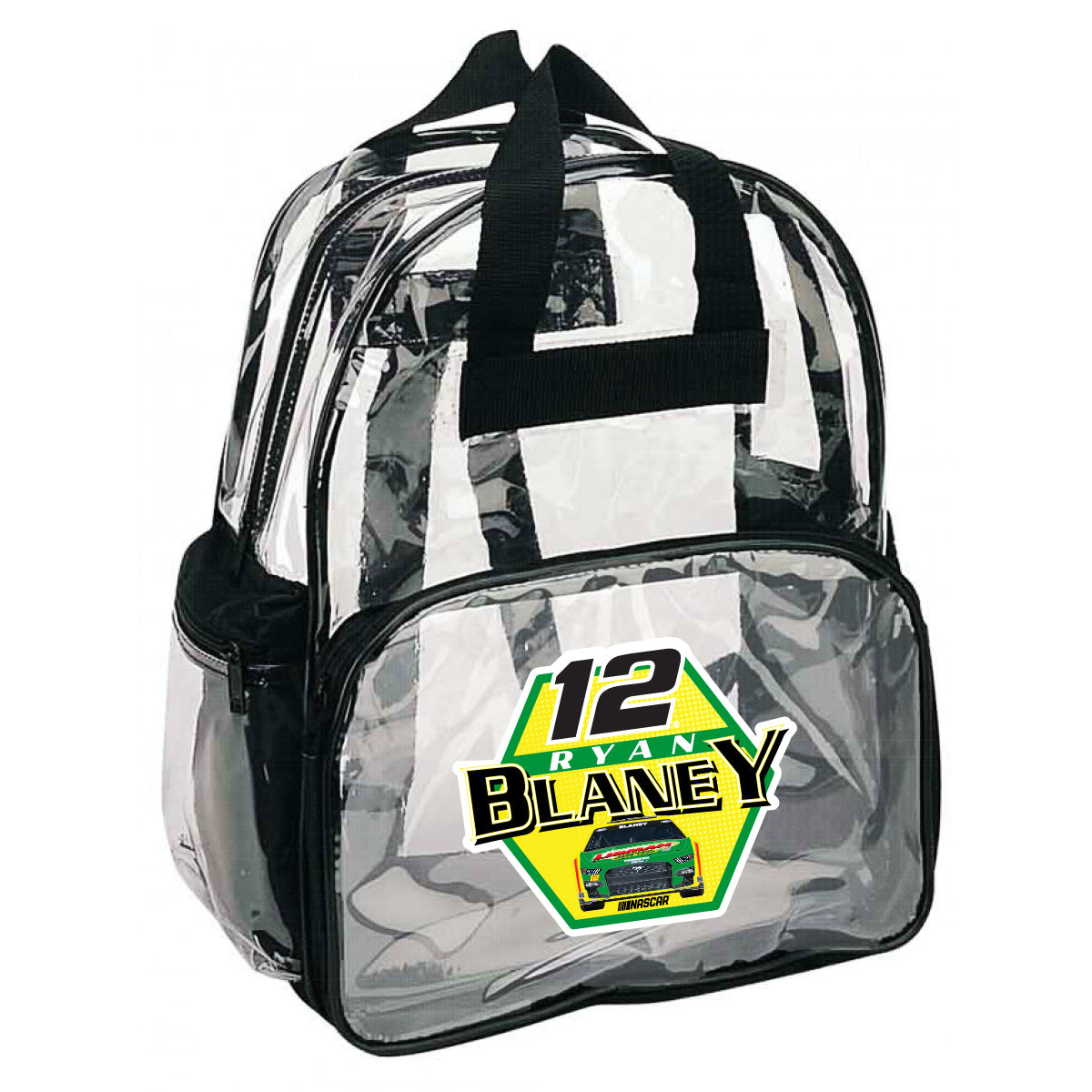 #12 Ryan Blaney Officially Licensed Clear Backpack