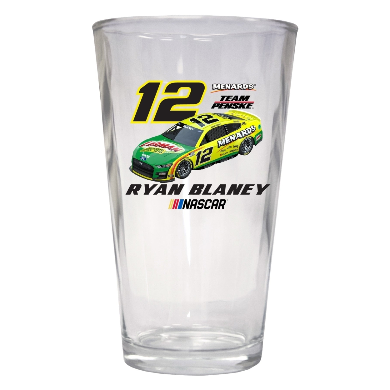 #12 Ryan Blaney Pint Glass