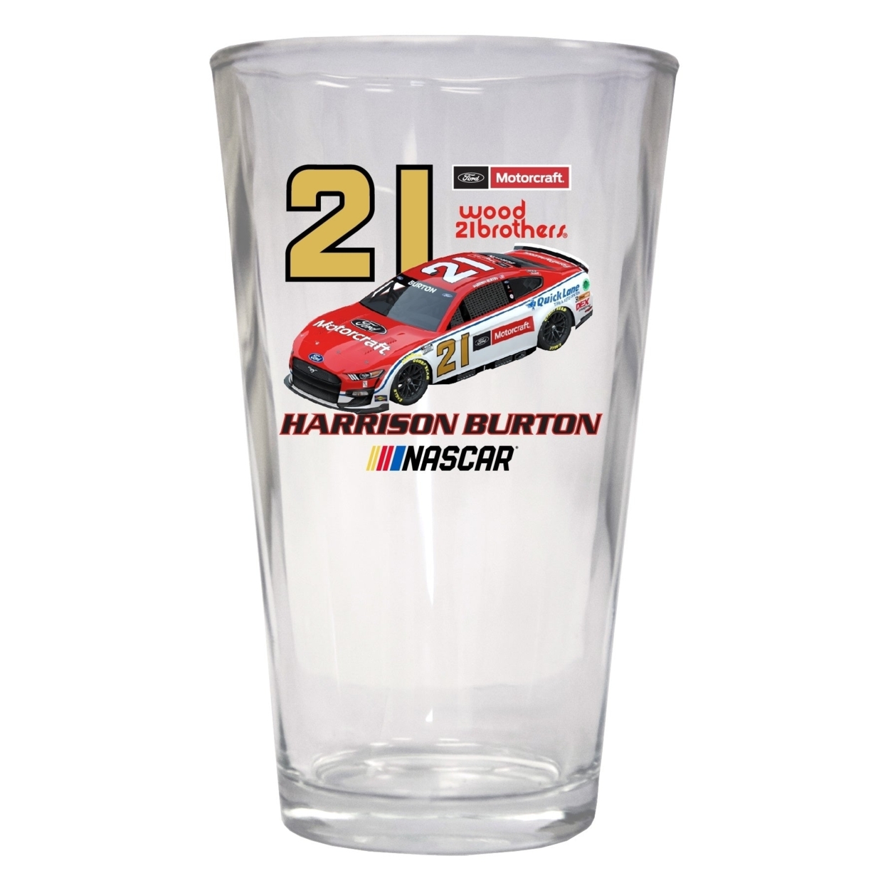 #21 Harrison Burton Pint Glass