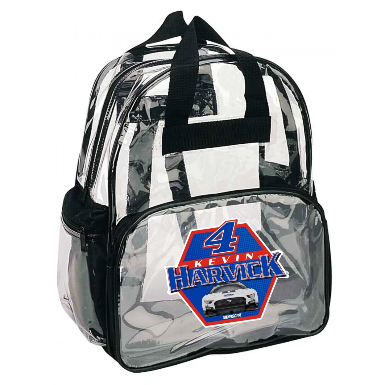 #4 Kevin Harvick Officially Licensed Clear Backpack