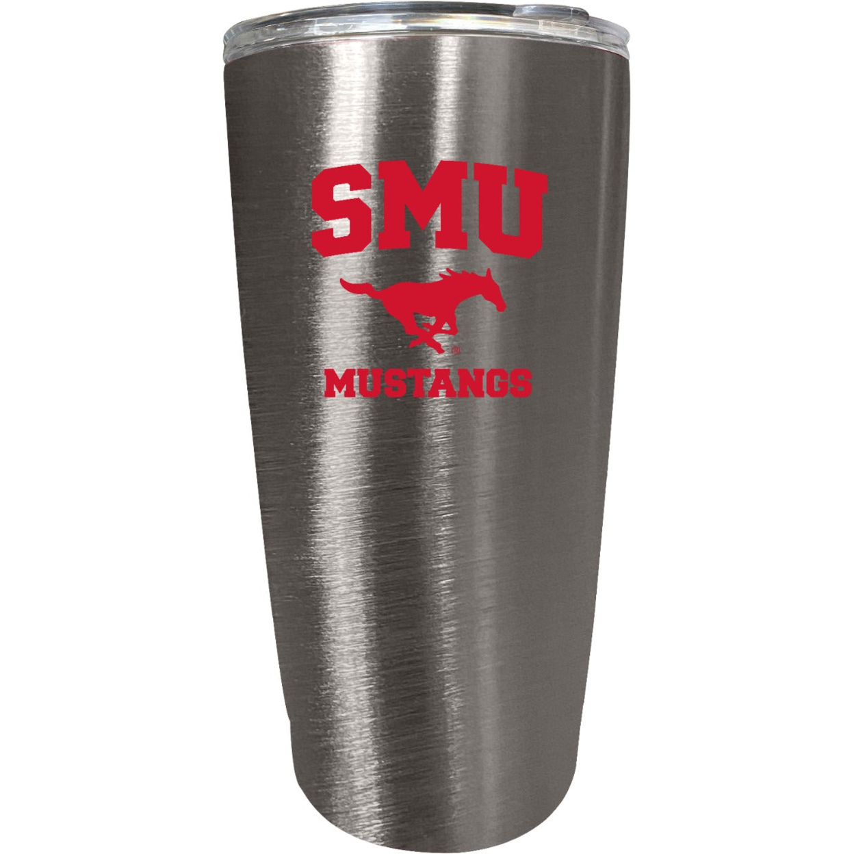 Southern Methodist University 16 Oz Insulated Stainless Steel Tumbler Colorless