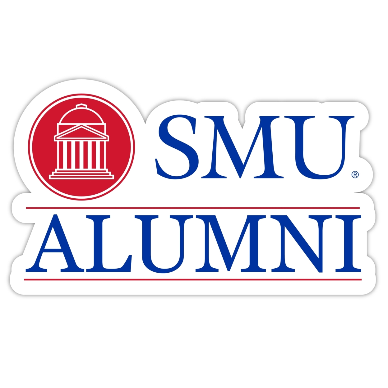 Southern Methodist University Alumni 4 Sticker