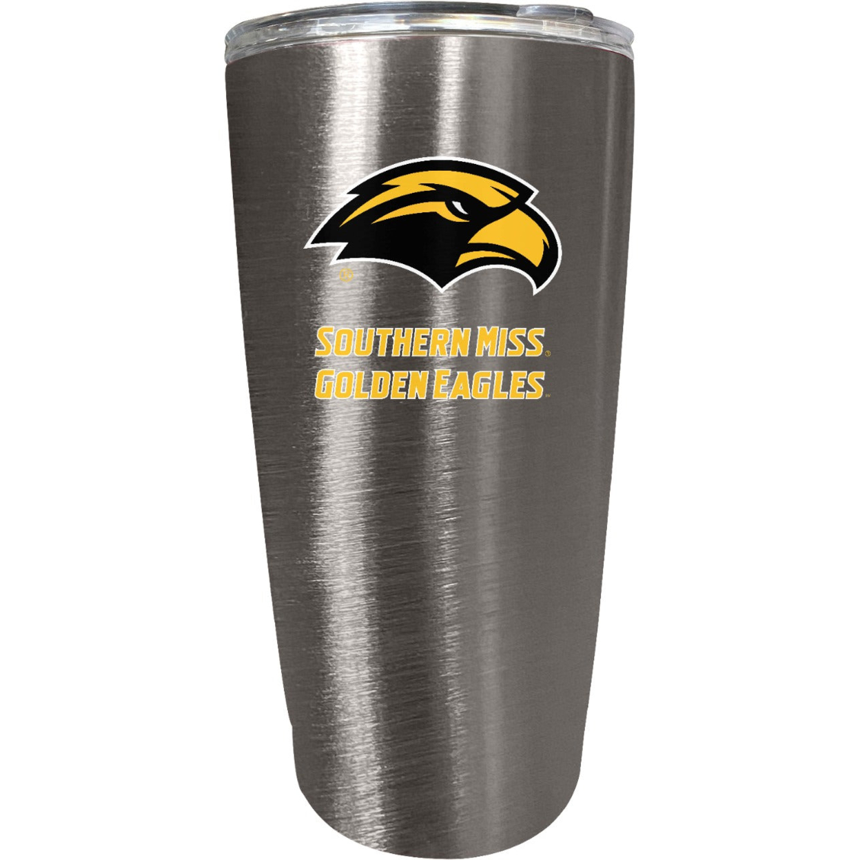 Southern Mississippi Golden Eagles 16 Oz Insulated Stainless Steel Tumbler Colorless