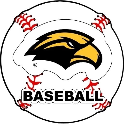 Southern Mississippi Golden Eagles 4-Inch Round Baseball Vinyl Decal Sticker