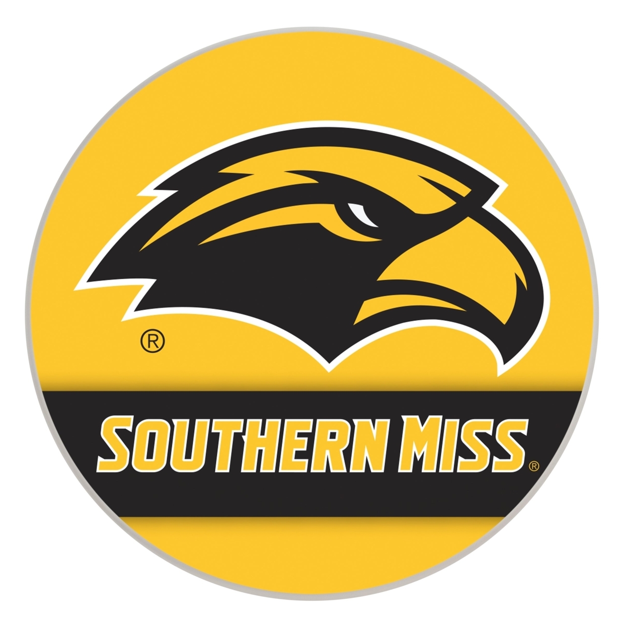Southern Mississippi Golden Eagles Paper Coaster 4 Pack