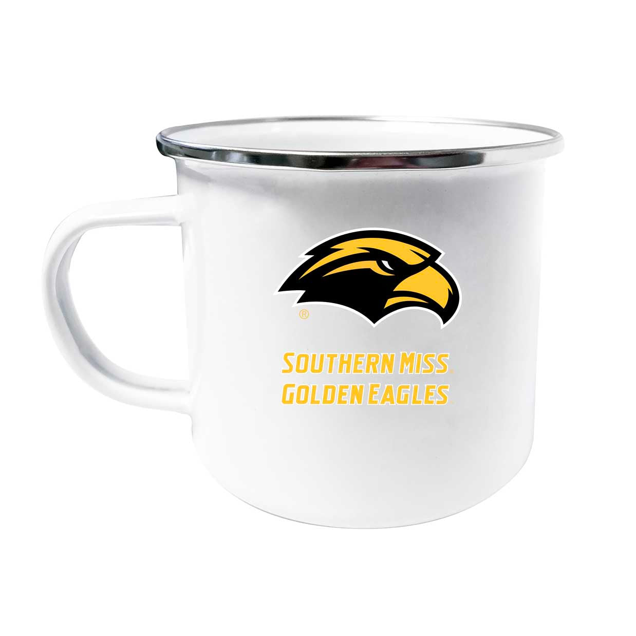 Southern Mississippi Golden Eagles Tin Camper Mug - Choose Your Color (Choose Your Color).