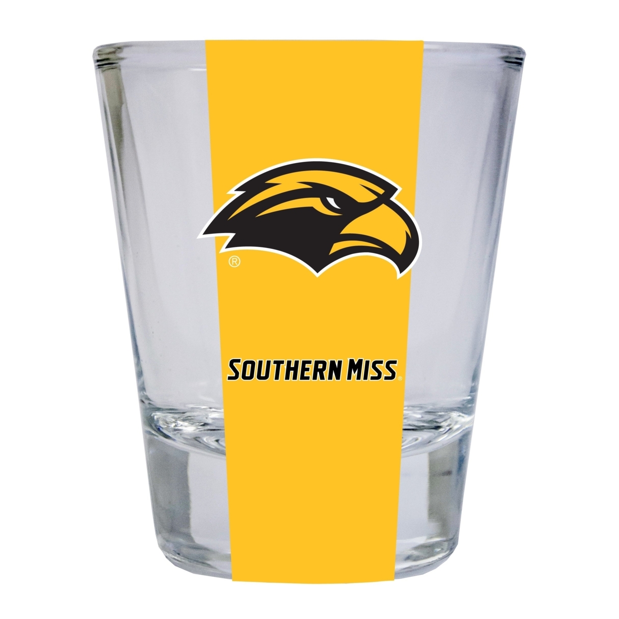 Southern Mississippi Golden Eagles Round Shot Glass