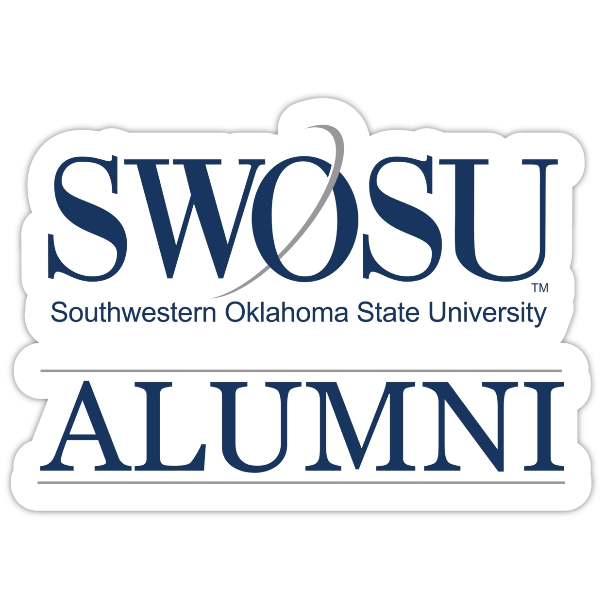 Southwestern Oklahoma State University Alumni 4 Sticker