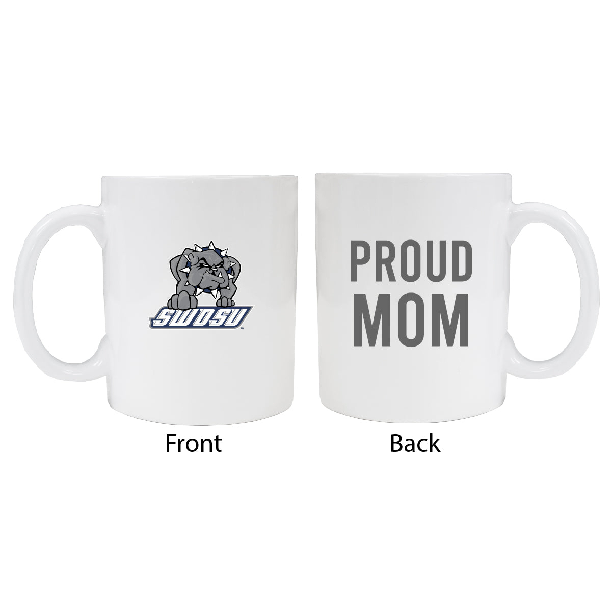 Southwestern Oklahoma State University Proud Mom Ceramic Coffee Mug - White (2 Pack)