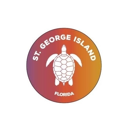 St. George Island Florida 4 Decal