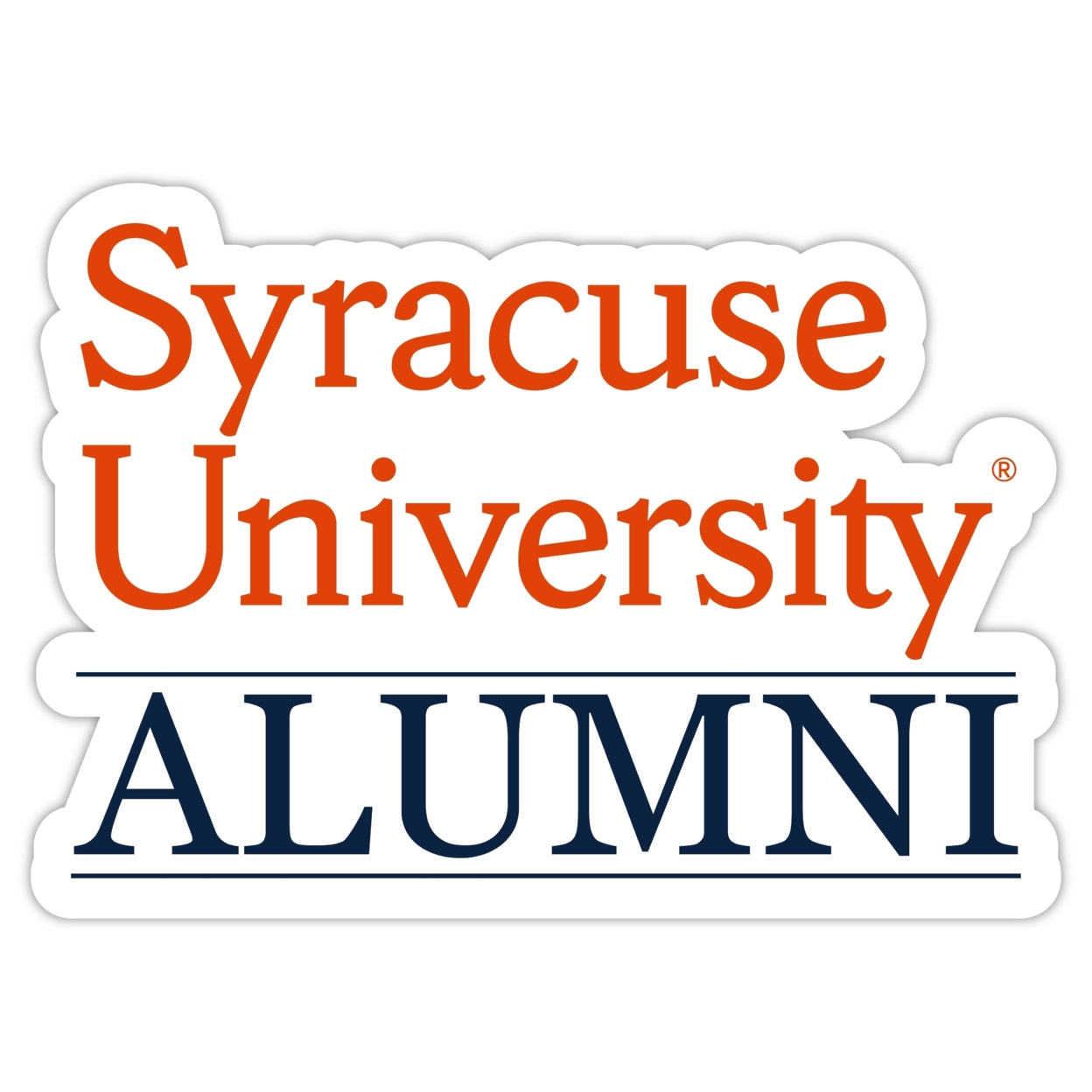 Syracuse Orange Alumni 4 Sticker