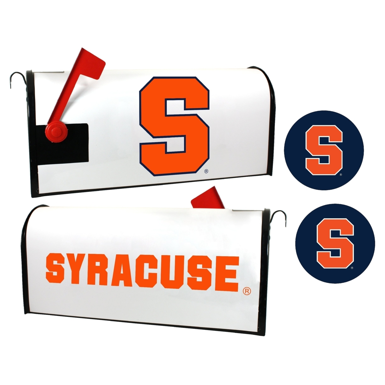 Syracuse Orange Magnetic Mailbox Cover & Sticker Set