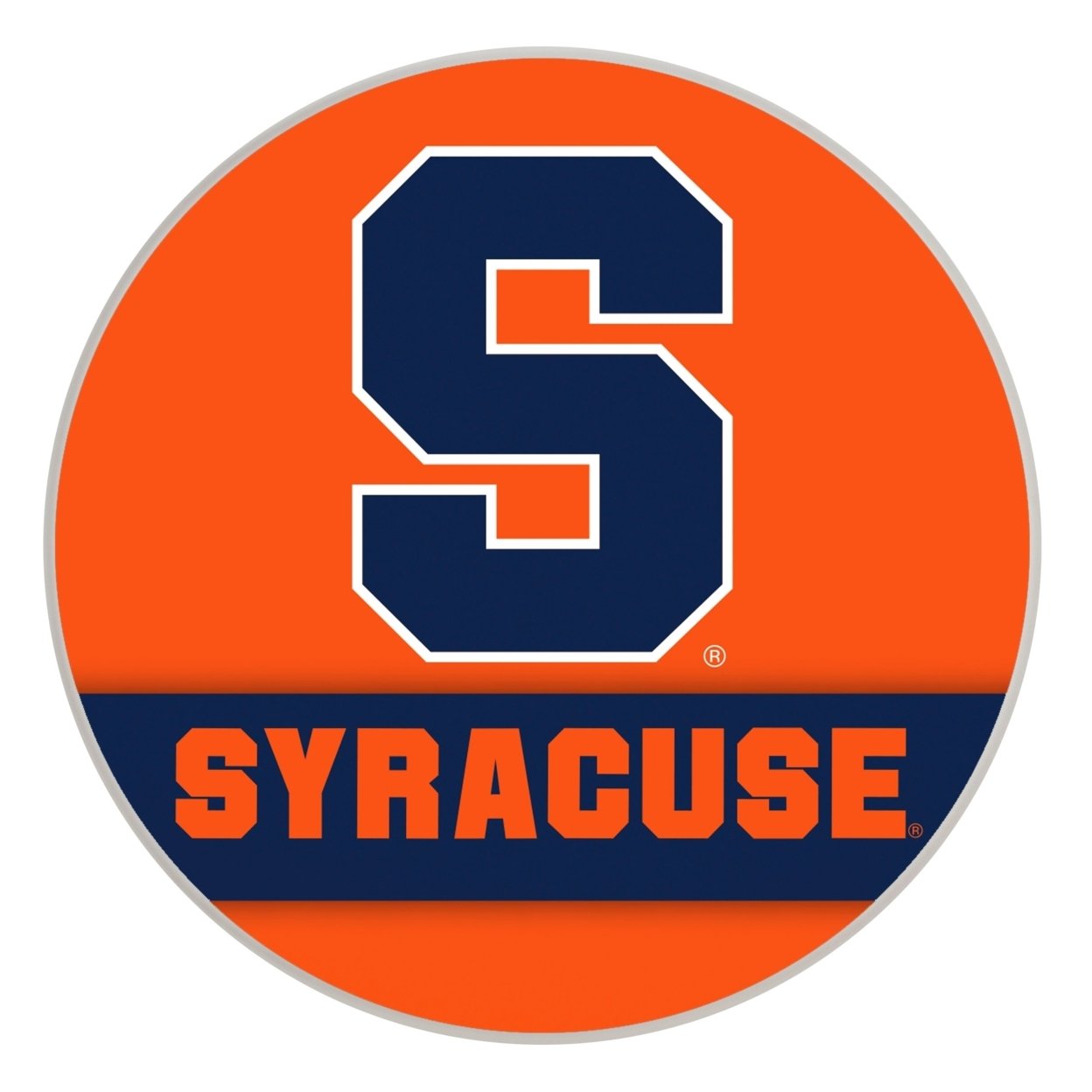 Syracuse Orange Paper Coaster 4 Pack