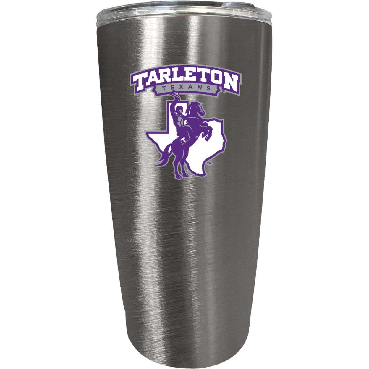 Tarleton State University 16 Oz Insulated Stainless Steel Tumbler Colorless