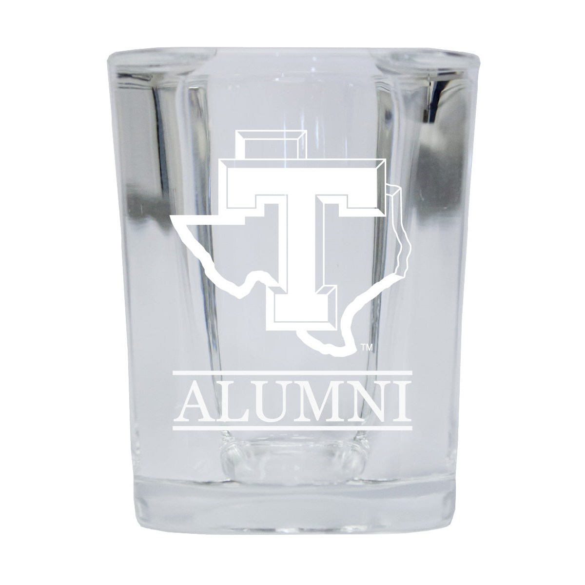 Tarleton State University Alumni Etched Square Shot Glass