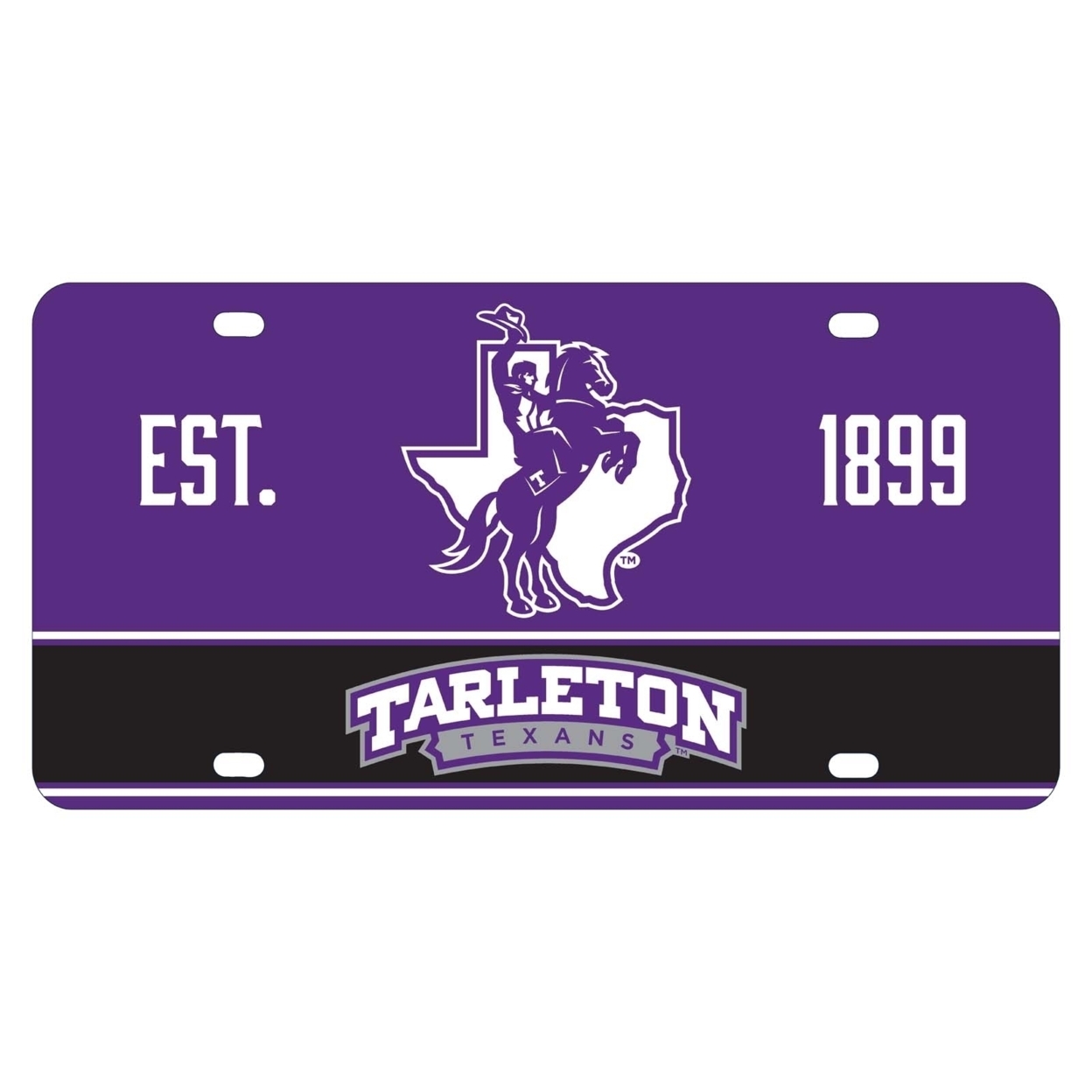 Tarleton State University Metal License Plate