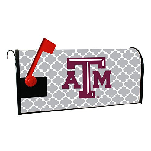 Texas A&M Aggies Mailbox Cover-Texas A&M University Magnetic Mail Box Cover-Moroccan Design