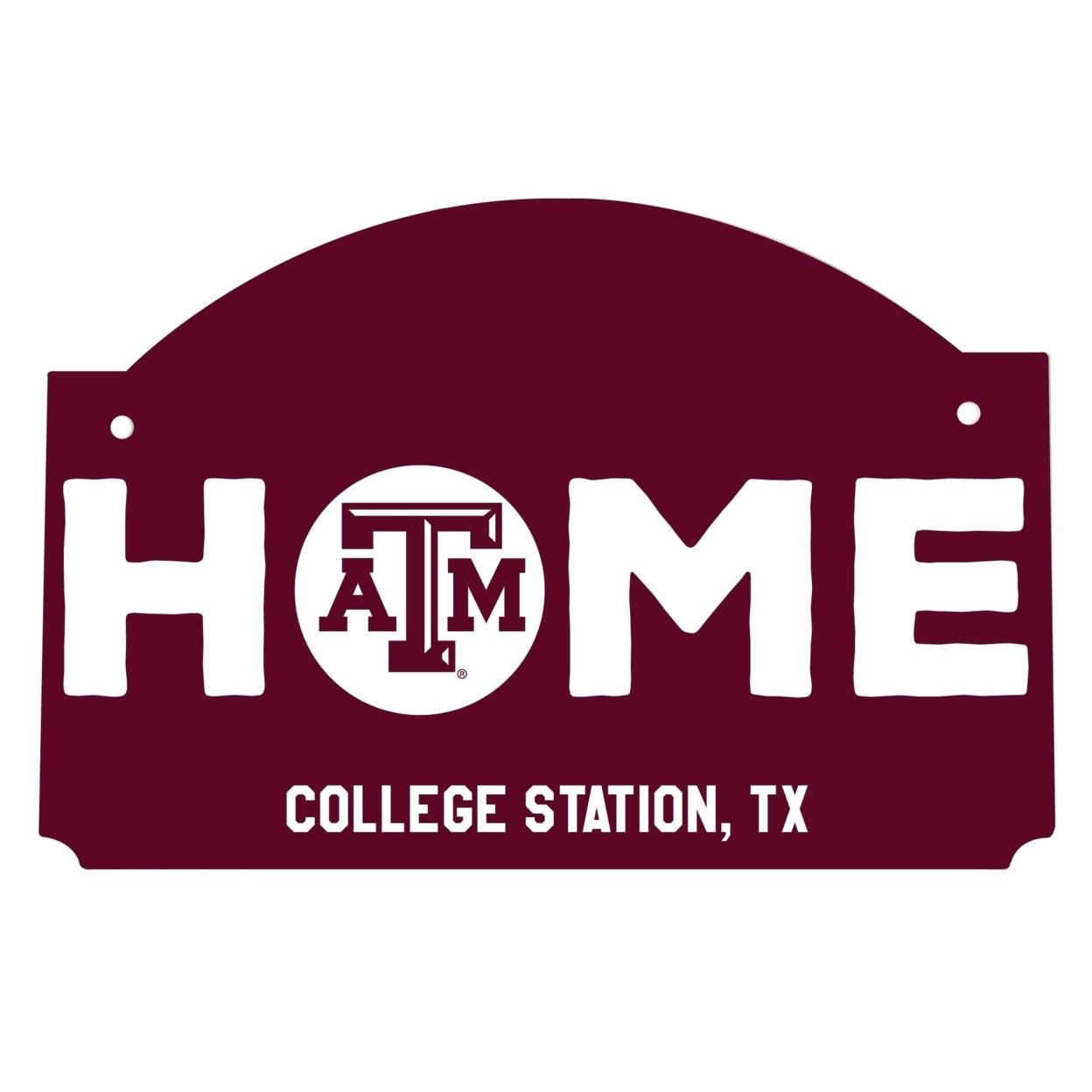 Texas A&M Aggies Wood Sign With String
