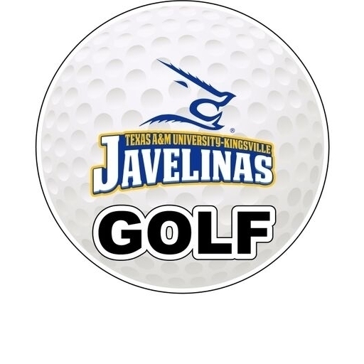 Texas A&M Kingsville Javelinas 4-Inch Round Golf Ball Vinyl Decal Sticker