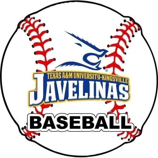 Texas A&M Kingsville Javelinas 4-Inch Round Baseball Vinyl Decal Sticker