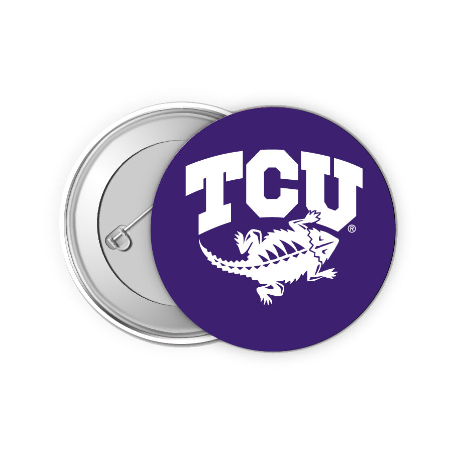 Texas Christian University 2 Inch Button Pin 4 Pack