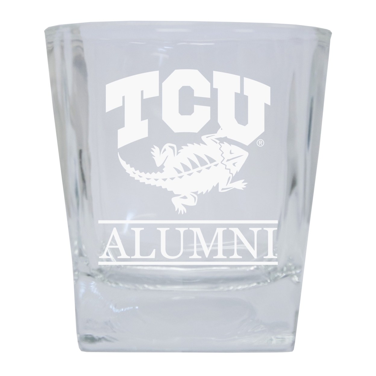Texas Christian University 8 Oz Etched Alumni Glass Tumbler 2-Pack