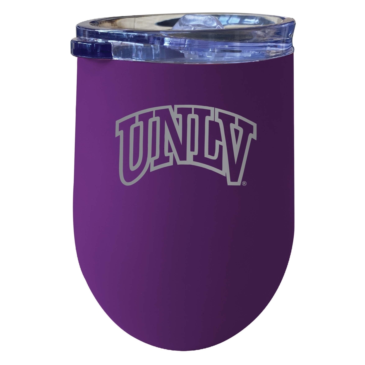 UNLV Rebels 12 Oz Etched Insulated Wine Stainless Steel Tumbler Purple