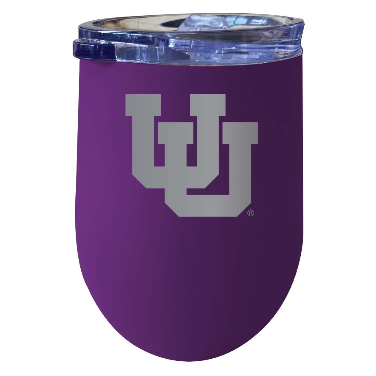 Utah Utes 12 Oz Etched Insulated Wine Stainless Steel Tumbler Purple