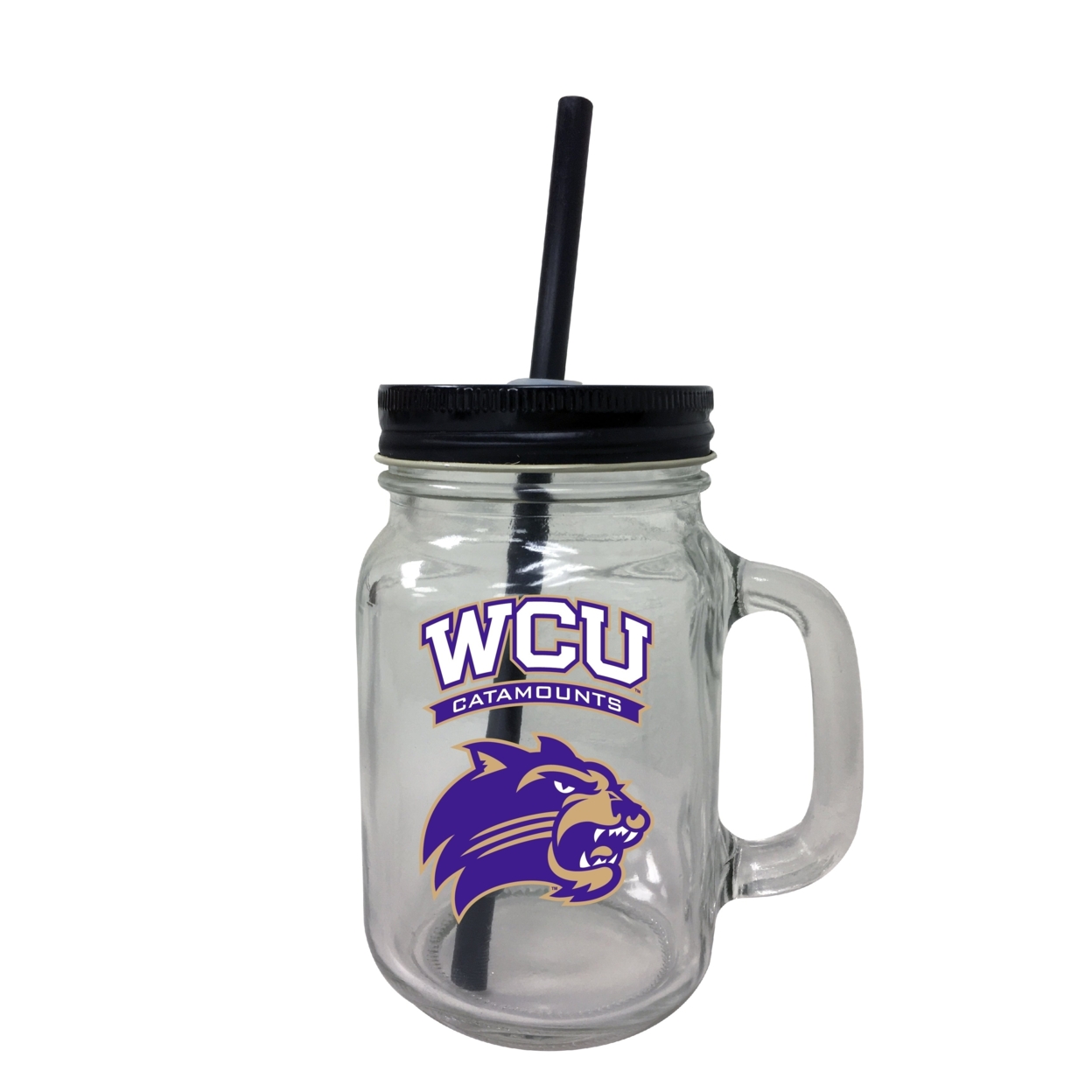 Western Carolina University Mason Jar Glass 2-Pack
